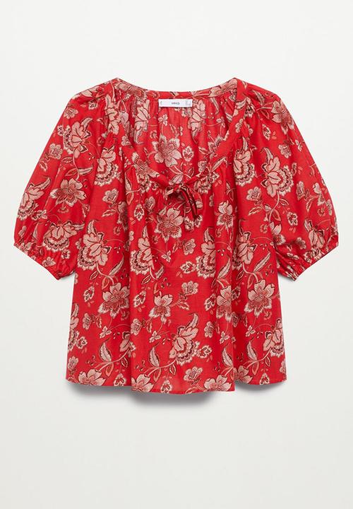 MANGO - Blouse calabasa - red