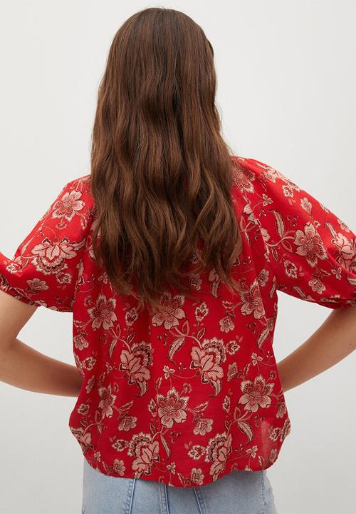 MANGO - Blouse calabasa - red
