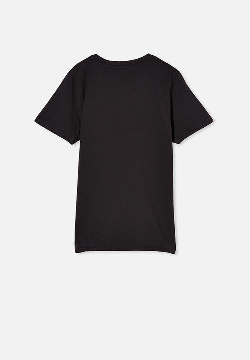 Cotton On - Core short sleeve tee - vintage black