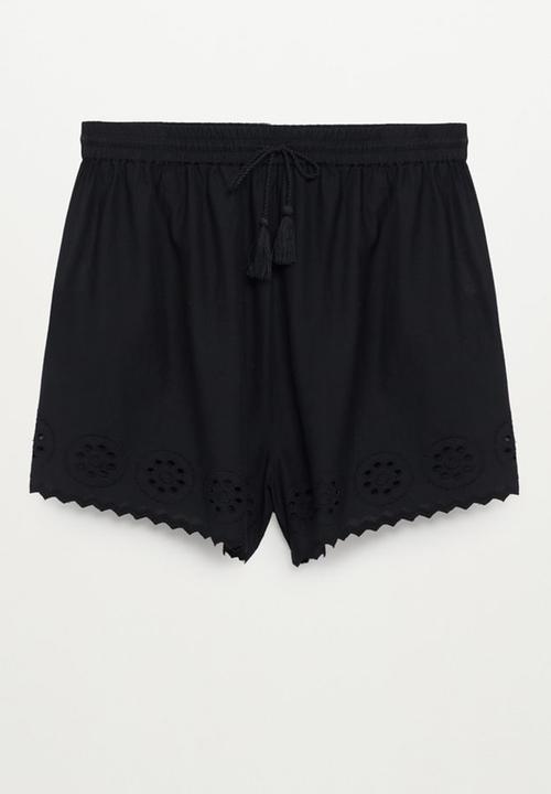 Violeta by Mango - Plus shorts suissi - black