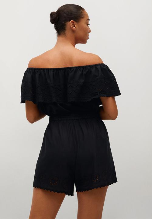 Violeta by Mango - Plus shorts suissi - black