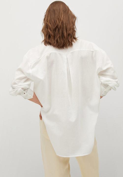 MANGO - Blouse lua - white