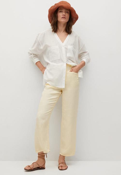 MANGO - Blouse lua - white
