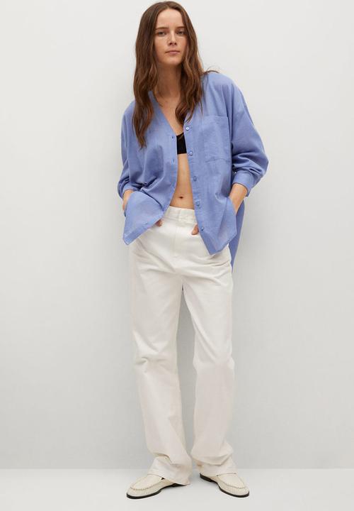 MANGO - Blouse lua - medium blue