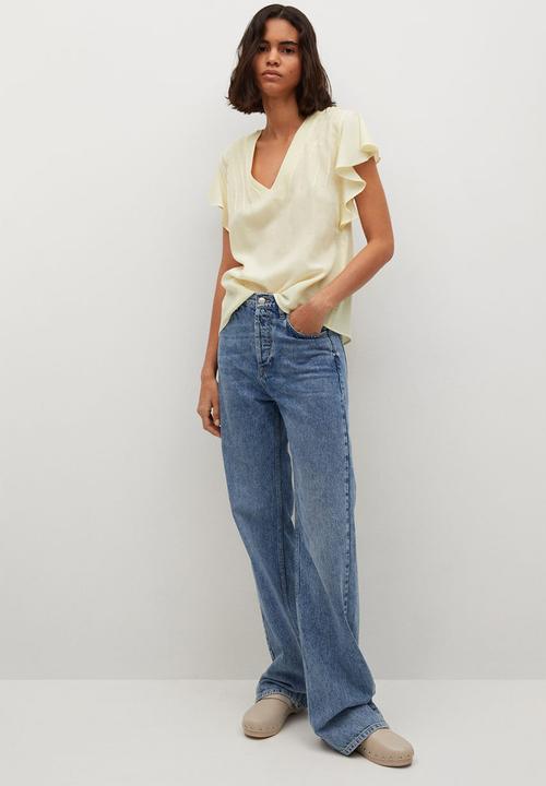 MANGO - Blouse pleamar - light pastel yellow