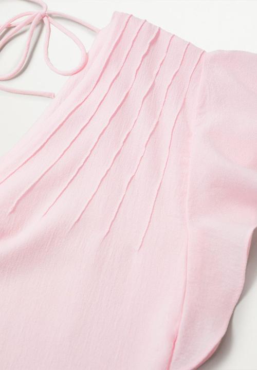 MANGO - Blouse pleamar - light pastel pink