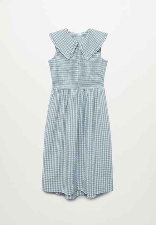 Violeta by Mango - Plus dress vanessa - aqua