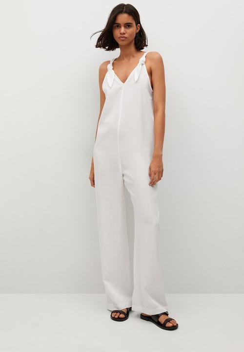MANGO - One-piece suit marble - off white 
