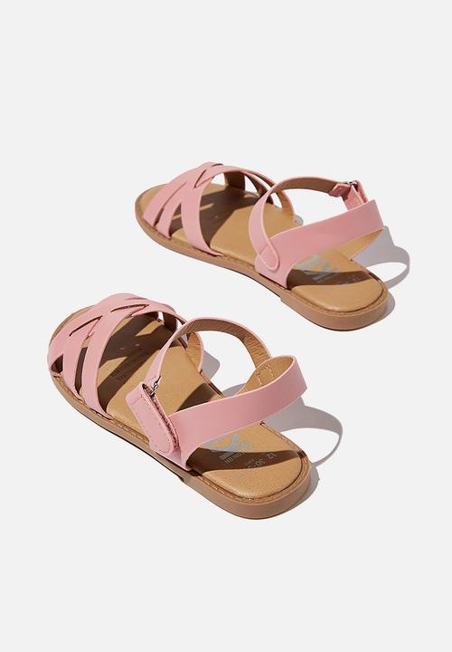 Cotton On - Fisherman triple cross sandal - musk rose