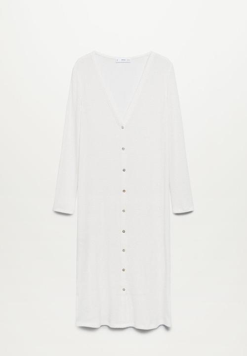 MANGO - Cardigan frida - white