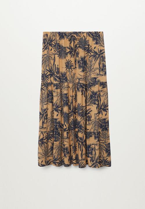 Violeta by Mango - Plus skirt waitopi - light pastel brown