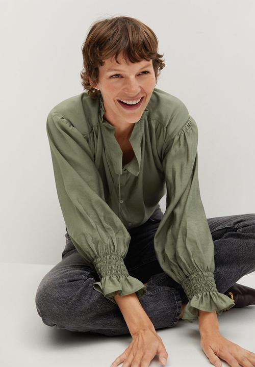 MANGO - Blouse rudolph - green