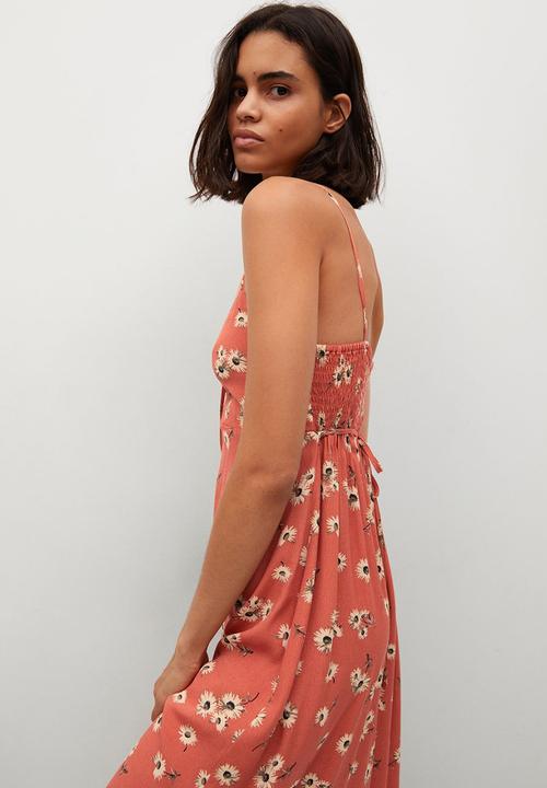 MANGO - Dress illeta - orange
