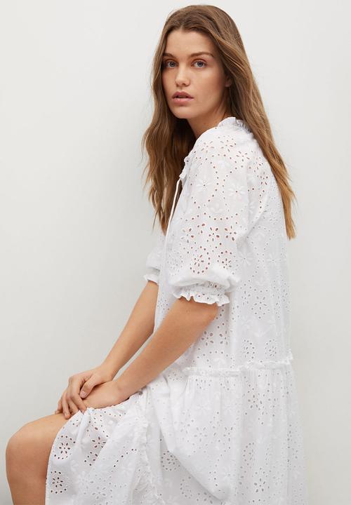 MANGO - Dress island - white