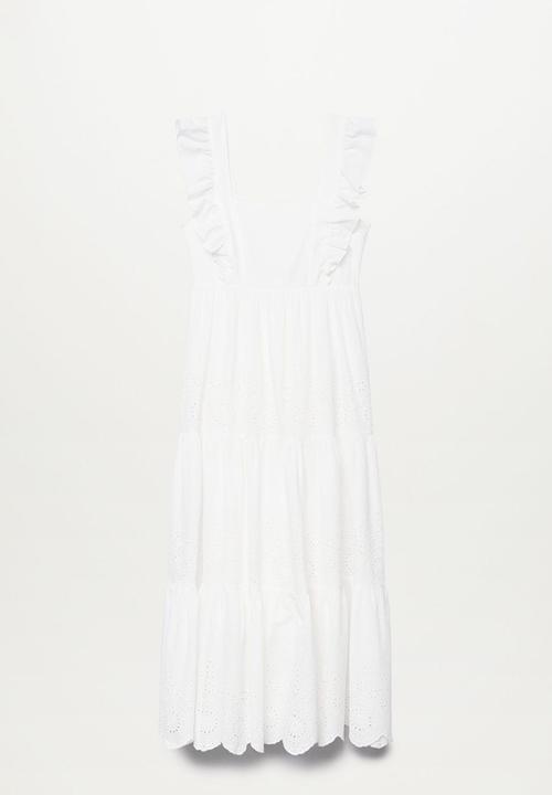 MANGO - Dress bimba - white