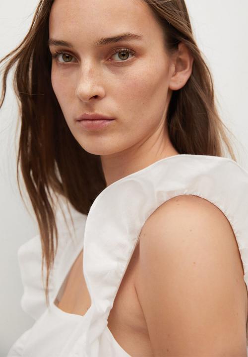 MANGO - Dress bimba - white