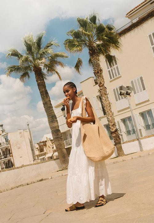 MANGO - Dress bimba - white
