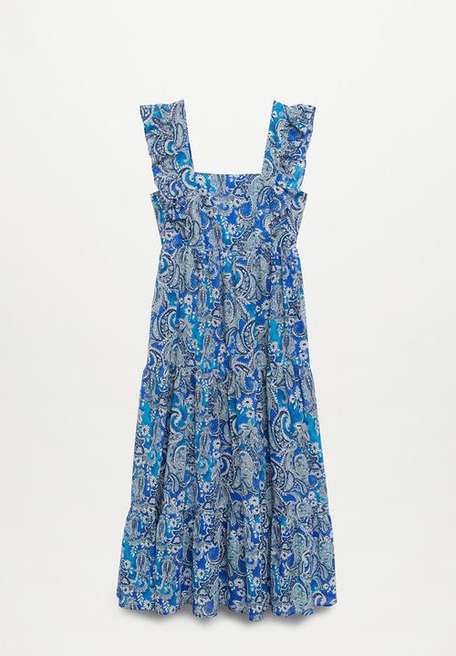 MANGO - Dress paradise - blue