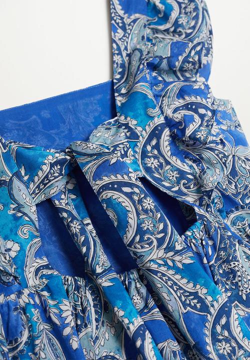 MANGO - Dress paradise - blue