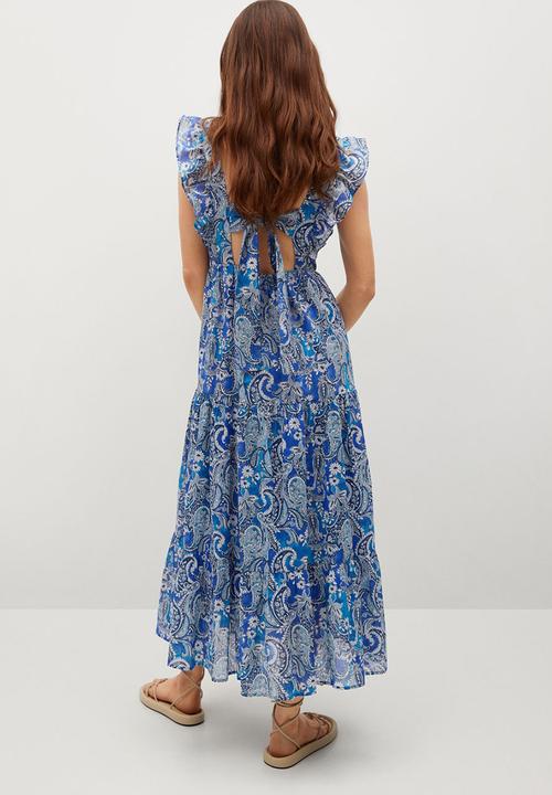 MANGO - Dress paradise - blue
