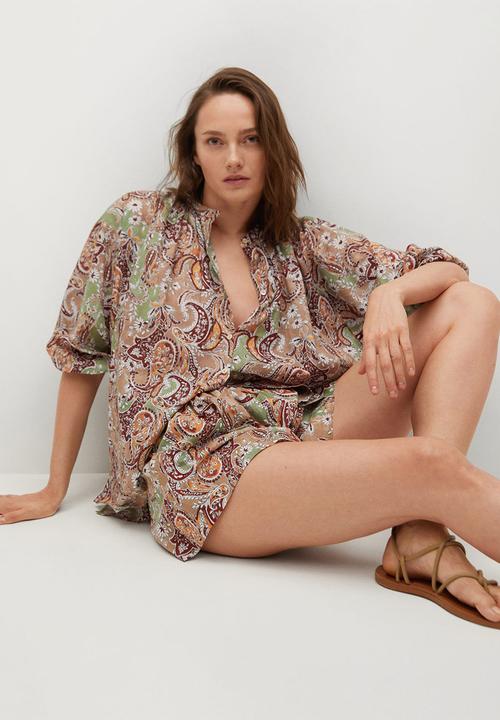 MANGO - Blouse cloud - medium orange