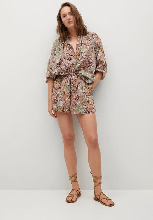 MANGO - Blouse cloud - medium orange