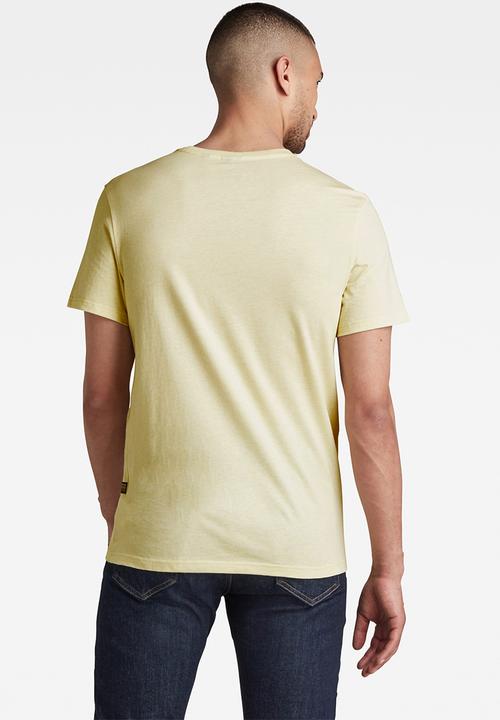 G-STAR - Base-s short sleeve tee - light canary htr