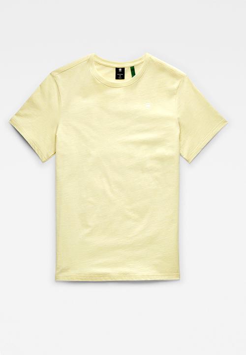 G-STAR - Base-s short sleeve tee - light canary htr