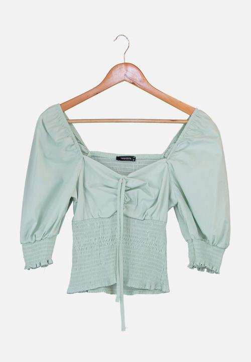 Trendyol - Gipe blouse  - green