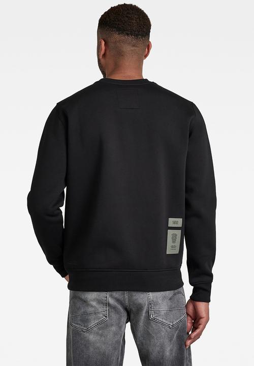 G-STAR - 3D raw. sweater - dk black