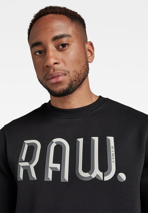 G-STAR - 3D raw. sweater - dk black