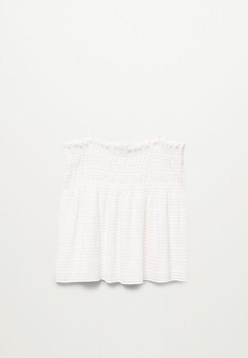 MANGO - Top adelina - natural