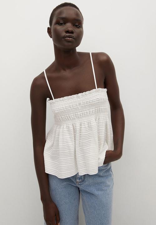 MANGO - Top adelina - natural