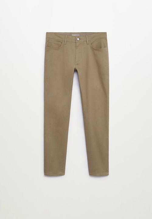 MANGO - Pisa trousers - light beige