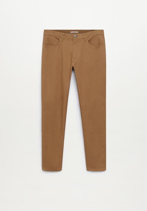MANGO - Pisa trousers - brown