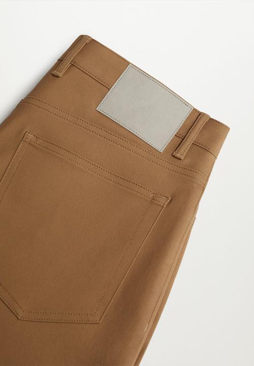 MANGO - Pisa trousers - brown