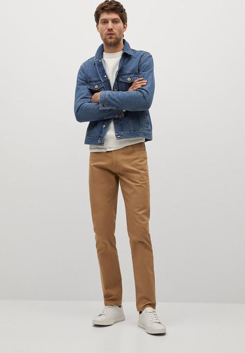 MANGO - Pisa trousers - brown