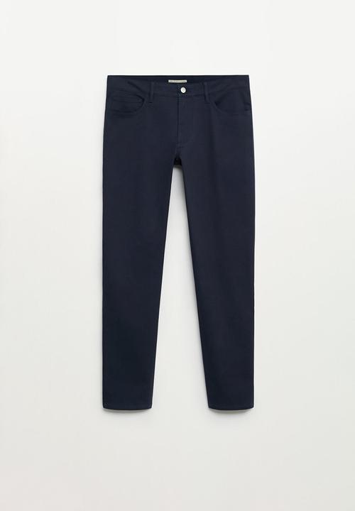 MANGO - Pisa trousers - navy