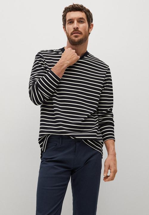 MANGO - Pisa trousers - navy