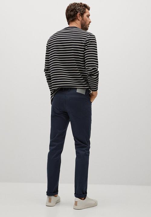 MANGO - Pisa trousers - navy