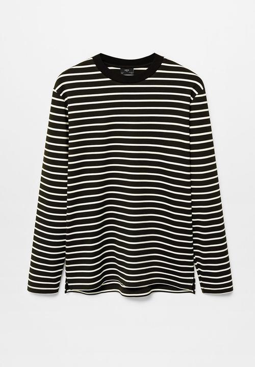 MANGO - T-shirt mauricio - black
