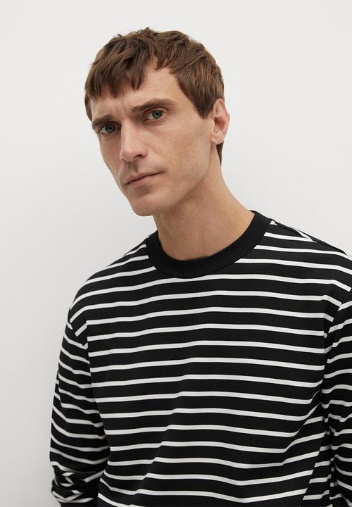 MANGO - T-shirt mauricio - black