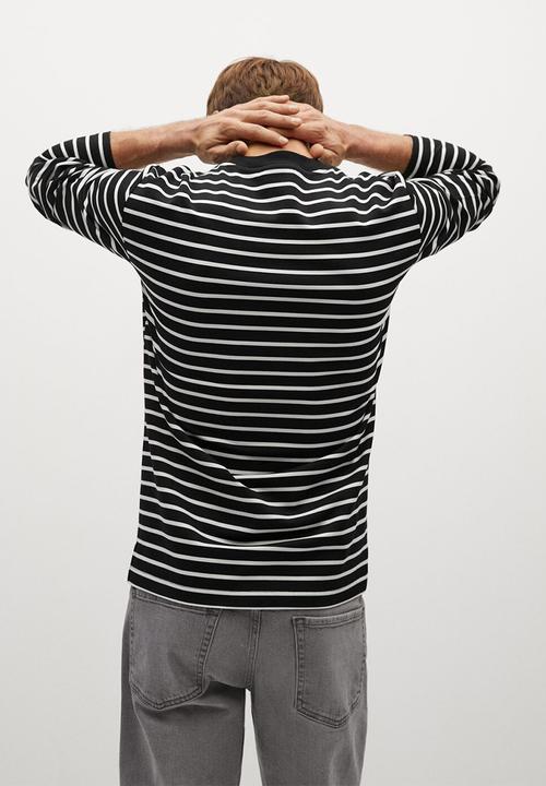 MANGO - T-shirt mauricio - black