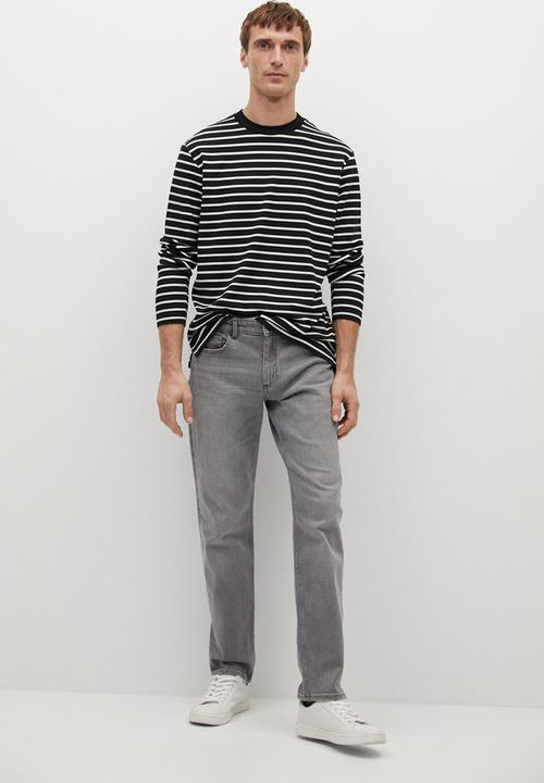 MANGO - T-shirt mauricio - black