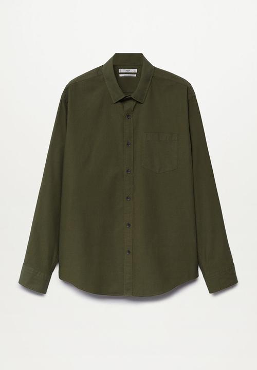 MANGO - Dalco shirt - green