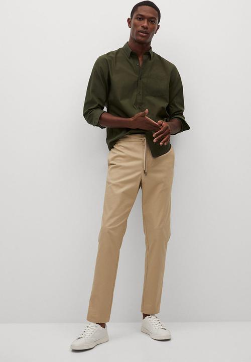 MANGO - Dalco shirt - green