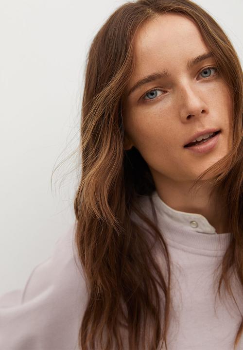 MANGO - Sweatshirt tarifa - light pastel purple