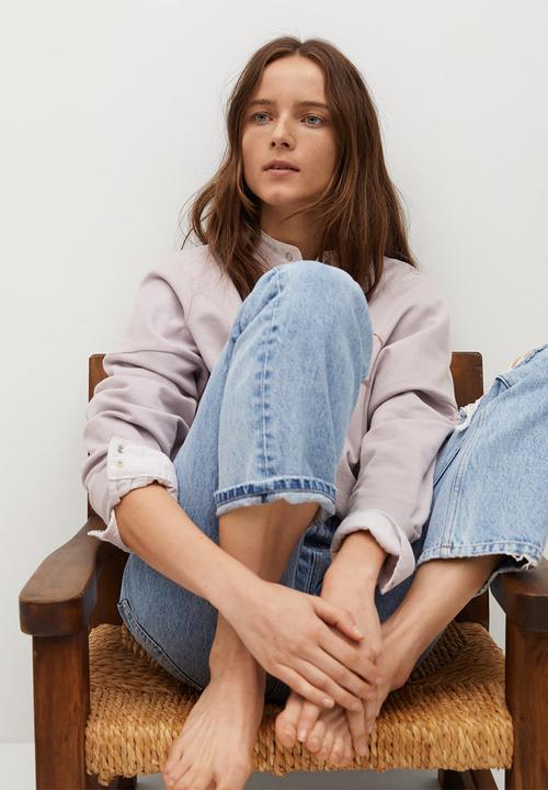 MANGO - Sweatshirt tarifa - light pastel purple