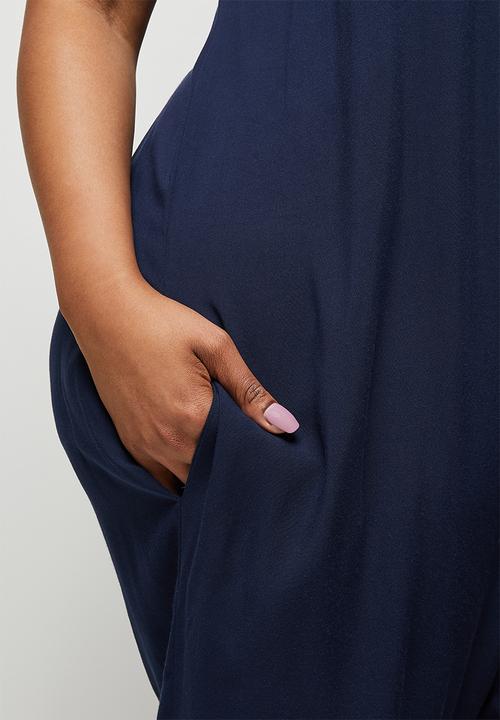 edit Plus - Easy fitting jumpsuit - navy blue