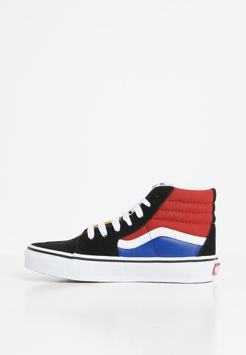 Vans - Uy sk8-hi - (easy logo) black/chili pepper